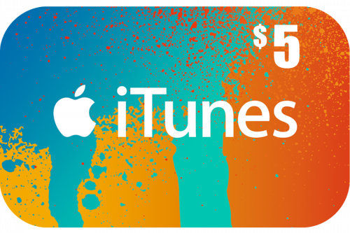 iTunes 5 USD Gift Card